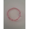 Bracelet boule quartz rose Brésil 6mm