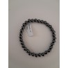 Bracelet boule hématite 6mm
