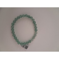Bracelet boule aventurine verte 6 mm