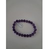 Bracelet boule améthyste Brésil A 8 mm