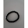 Bracelet boule pierre de lave A 8 mm