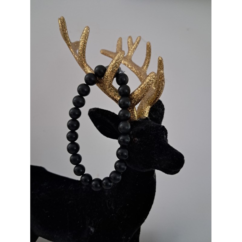 Bracelet boule shungite A 8 mm