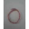 Bracelet boule rhodochrosite A+ 4 mm