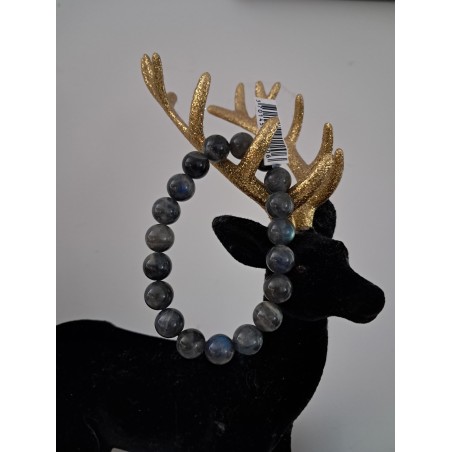 Bracelet boule labradorite A+ 10 mm