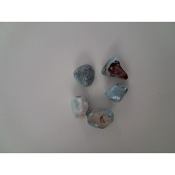 Pierre roulée Larimar AB 15 à 30mm (~50g )