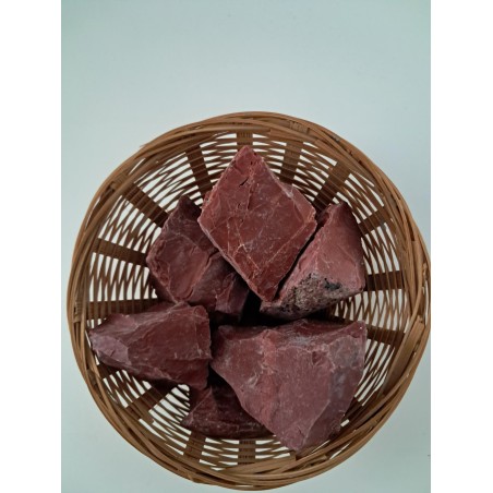 Pierre brute jaspe rouge A 30 à 60mm (1pièce)