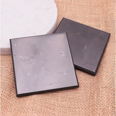 Plaque de protection rectangulaire shungite 100/100/10mm (1 pièce)