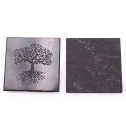Plaque de protection 01 arbre de vie shungite 100/100/10mm (1 pièce)