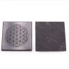 Plaque de protection 01 fleur de vie shungite 100/100/10mm (1 pièce)
