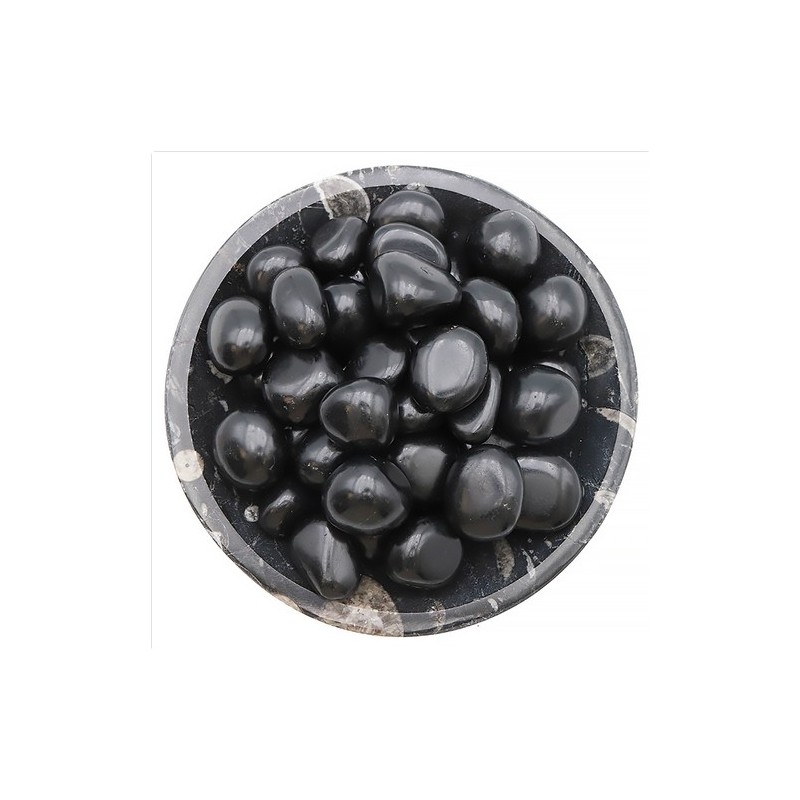 Pierre roulée shungite AA 20 à 30mm (1 pièce)