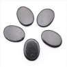 Pierre plate shungite AA 30 - 50mm (1 pièce)