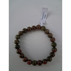 Bracelet boule Unakite 8mm