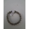 Bracelet boule labradorite 8 mm