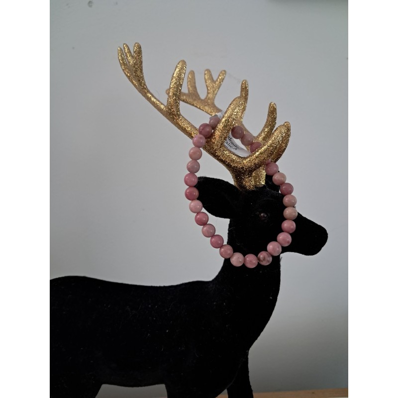 Bracelet boule Rhodonite Australie 6mm