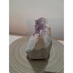 Géode améthyste bord brut d'Uruguay (1pèce)