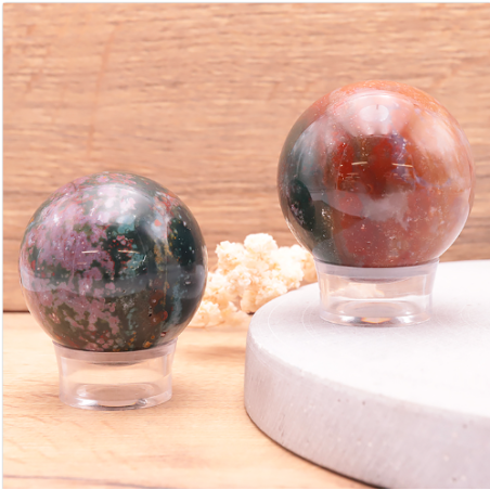 Sphère agate indienne 40 à 50 mm (1 pièce)