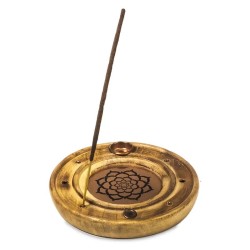 Brûleur de bâtons d'encens & cônes Lotus mandala