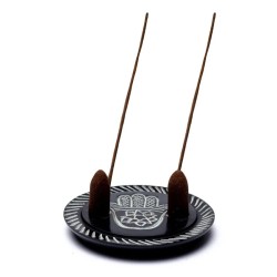 Brûleur de bâtons d'encens & cônes  Main de Fatima